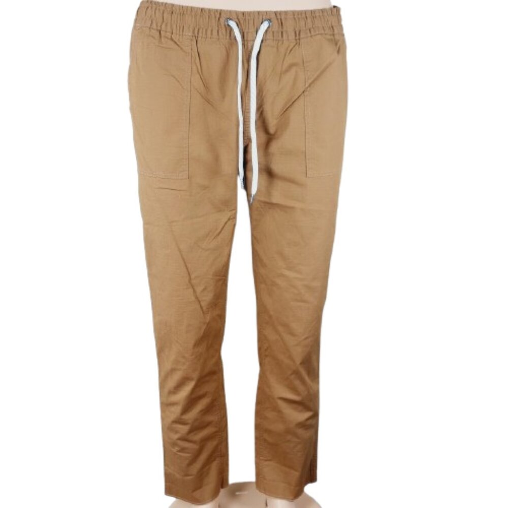 Vuori Men's Brown Ripstop Jogger Tapered-Leg Track Hiking Pants Size L